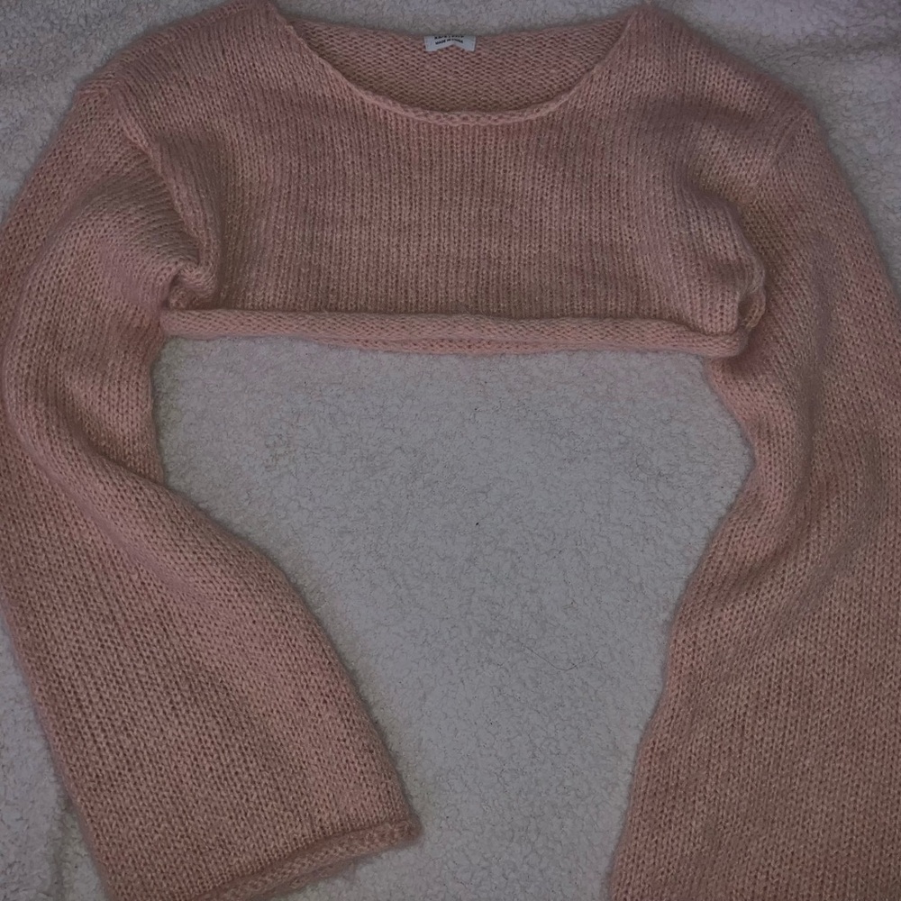 Cozy Pink Knit Sweater